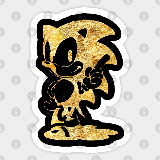 sonic Sticker by bahullah_art